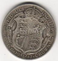 Anglia 1917. 1/2C ezüst T:3