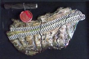 1991. Június 30. "Hazánk Szabad / A Szovjet kivonulás emlékére" nagyméretű díszes országpl...