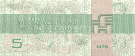 NDK/Forum Aussenhandelgesellschaft 1979. 5M "ZA" T:I
GDR/Foreign Exchange Certificates 197...