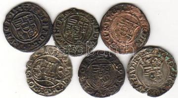 6db középkori dénár ezüst T:3,4 ph.