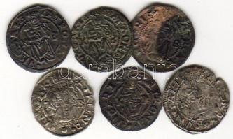 6db középkori dénár ezüst T:3,4 ph
