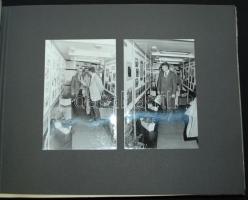 1984 BKV Forgalombiztonsági Kiállítás albuma 27db klf méretű fotóval