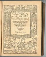 Tinódi Sebestyén: Cronica. Kolozsvár, 1554. Facsimile kiadás tanulmánnyal. Bp. 1959. Akadémiai kiadó...