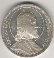 1938. "Szt. István" 5P ezüst T:1/2