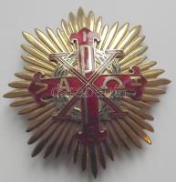 Kitüntetés csillag replika zománcozott résszel T:2