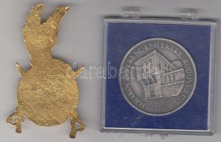 1985. "Szécsény - II. Rákóczi Ferenc Emlékére Rodostó 1753" fém emlékérem (42mm) plasztik ...