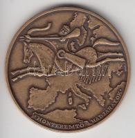 Lebó Ferenc (1960-) 1996. "A Honfoglalás emlékére - Honteremtő hadjáratok" Br emlékérem (42mm) T:1