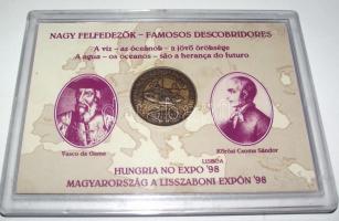 1998. "Magyarország a Lisszaboni Expón / Carolina a kontinens első gőzhajója" Br emlékérem...