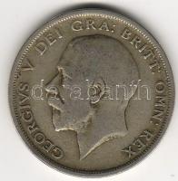 Anglia 1921. 1/2C ezüst T:3