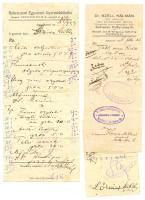 1923-1935 3db gyógyszertári recept