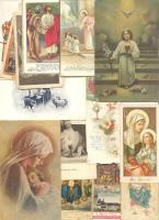 50 darabos szentkép tétel, benne több litho