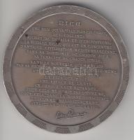 Franciaország 1987. "Nizza városi érdemérem - NICAEA CIVITAS" jelzett Ag emlékérem (190g/6...