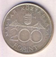 1994. 200Ft Ag "Deák" (4x) T:2-