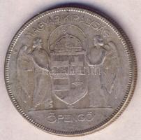 1930. 5P Ag "Horthy-jobbra" T:3