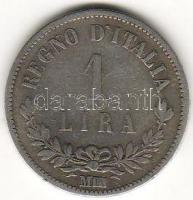 Olaszország 1863. 1L ezüst T:3/4
