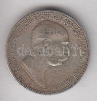 Ausztria 1908. 1K Ag "Jubileum" T:3 Austria 1908. 1 Corona Ag "Jubilee" C:F