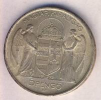 1939. 5P Ag "Horthy - balra" T:2 ph.