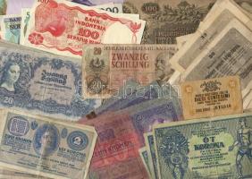 Nagy hagyaték tétel 1605db bankjegy, régi és új, magyar és külföldi, benne sok jobbal, többek között...