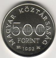 1992. "Károly Róbert" 500Ft ezüst tanúsítvánnyal T:BU