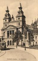 Poznan, Katedra / La Cathedrale / cathedral, tram no. 2
