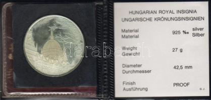 1978. "A Szent Korona hazatérése" ezüst érem 27g dísztokban, tanúsítvánnyal T:PP