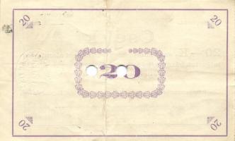 Pápa 1919. május 8. 10K (3x) + 20K (3x) + 50K "E" sorozat,mind lyukasztással érvénytelenít...