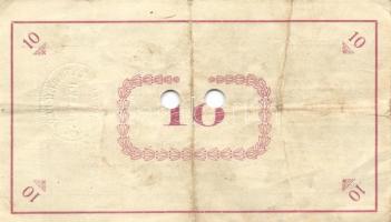 Pápa 1919. május 8. 10K (3x) + 20K (3x) + 50K "E" sorozat,mind lyukasztással érvénytelenít...