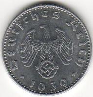 D.Reich 1939B 50Pf T:2/3 R!