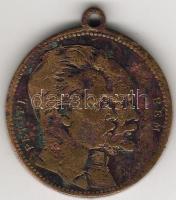 1899. "Bem és Petőfi" bronz emlékérem T:4