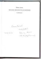 Rónay Anna: Boldog boldogtalan ifjúkor. Családregény. Bp., 2005, Duna Könyvkiadó. Dedikált!