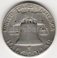 USA 1960. 1/2$ ezüst T:2/3