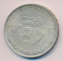 1946. 5Ft Ag "vastag Kossuth" T:2