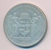 1930. 5P Ag "Horthy-jobbra" T:3