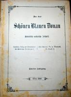 An der Schönen Blauen Donau. Belletristisch-musikalische Zeitschrift. Wien/Bécs, 1890. Festett szece...