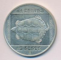 1985. 200Ft Ag "Természetvédelem-mocsári teknős" T:BU