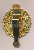 Kanada ~1985. "Lord Strathcona's Horse Royal Canadians" aranyozott sapkajelvény készí...