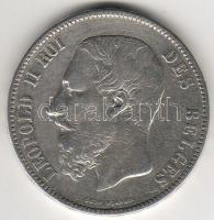 Belgium 1873. 5Fr ezüst T:3