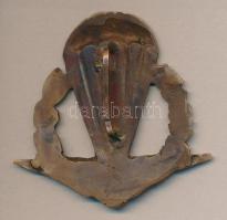 1948. Ejtőernyős teljesítményjelvény mesterugrók és oktatók számára Br jelvény, zománcozott részek h...