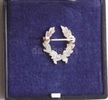 1963- "Kossuth-díj II. fokozata" ezüstözött Br kitüntető jelvény, 589 adományozás! T:1