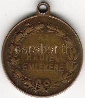 1914. Kis bronz hadi érem T:3-