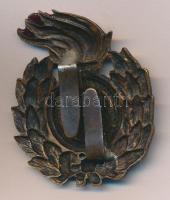 1946.zománcozott Br "Tűzoltó jelvény" T:2