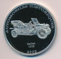 Kongó 2002. 10Fr "Berliet - 1908" T:PP
Congo 2002. 10 Francs CuNi "Berliet - 1908&quo...