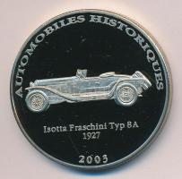 Kongó 2003. 10Fr "Isotta Fraschini Typ 8A - 1927" T:PP
Congo 2003. 10 Francs CuNi "Is...