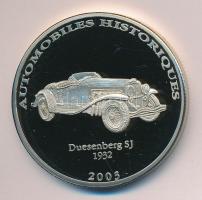 Kongó 2003. 10Fr "Duesenberg SJ - 1932" T:PP
Congo 2003. 10 Francs CuNi "Duesenberg S...