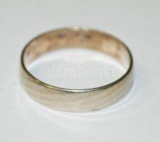 Ezüst (Ag) gyűrű vésett spirál díszítéssel / Silver ring, size: 54, 1,8gr