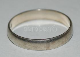 Ezüst (Ag) karikagyűrű / 
Silver ring, size: 62, 2,5gr