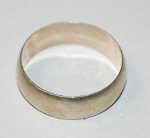 Ezüst (Ag) karikagyűrű /  Silver ring, size: 62, 4,9gr