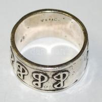 Mexikói ezüst (Ag) gyűrű / 
Silver ring from Mexico, size: 56, 8,7gr