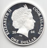 Cook-szigetek 2004. 1$ Ag(0.999) "Ázsia történelme-Szamurájok" T:PP Tanúsítvánnyal!
Cook I...