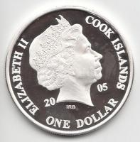 Cook-szigetek 2005. 1$ Ag(0.999) "Ázsia történelme-Koreai háború" T:PP Tanúsítvánnyal!
Coo...